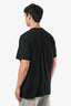 Givenchy Black Cotton Logo Front T-Shirt Size M Men's