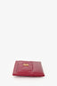 Pre-loved Chanel™ 2018-19 Pink Quilted Lambskin Cardholder