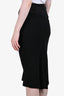 Rick Owens FW19 Black Ruffle 'Larry' Midi Skirt Size 2