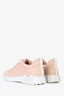 Hermès Pink/White Leather Bouncing Sneakers Size 38
