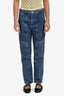 Agolde Blue Distressed Denim 'Cooper Cargo' Jeans Size 26