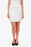 Prada Cream Pocket Detail Mini Skirt Size 38