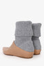 Gabriela Hearst Nude/Grey Leather Boots Size 40
