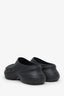 Balenciaga x Crocs Black Rubber Platform Pool Sandals Size 38
