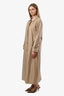 Lauren by Ralph Lauren Beige Single Breasted Trench Coat Size Small