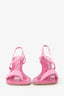 Jacquemus Pink 'Les Sandals Cassis' Heeled Sandals Size 5
