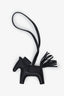Hermès 2022 Black So Black Leather Rodeo PM Bag Charm