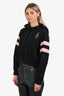 Miu Miu Black/Pink Cotton 'Unicorn Not Nice' Embroidered Hoodie Size XS