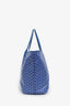 Goyardine Blue Canvas Saint Louis GM Tote With Pouch