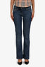 Burberry Vintage Blue Denim Flared Jeans Size 26