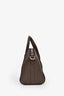 Givenchy Brown Leather Logo Mini 'Antigona' Top Handle Bag With Strap