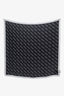Balenciaga Black/White Logo Scarf