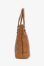 Gucci Brown Leather GG Signature Medium Charm Tote