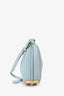 Fendi Blue Leather Small Fendigraphy Bag with Strap
