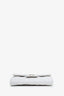 Pre-loved Chanel™ White Caviar Leather Quilted Flap Card Holder Wallet