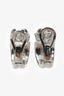 Chaumet 18K White Gold Diamond Crossover Lien Earrings