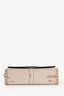 Fendi Beige Calfskin 'Sac En Cuir Convertible' Trunk Baguette