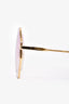 Chloe Gold/Cream '2134' Sunglasses