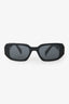 Prada Black Rectangular Symbole Sunglasses