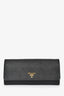 Prada Black Saffiano Leather Crossbody Chain Wallet Bag