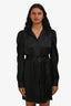 Frame Black Silk Mini Dress Size S
