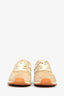 Vince Beige/White Suede 'Oasis' Slip On Sneaker Mules Size 36.5