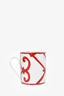 Hermès Red/White 'Balcon du Guadalquivir' n°2 Mug