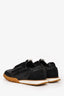Hermès Black Leather and Suede H Sneakers Size 37.5