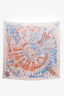 Hermès Light Pink Silk 'Danse Pacifique' Scarf 90