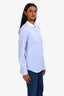 Brunello Cucinelli Blue Cotton Collared Button Down Shirt Size S