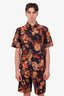 Dior x Peter Doig SS23 Brown Duncan Bermuda SS Shirt with Shorts Set Size 39 and 46 Mens