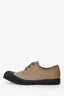 Prada Sport Beige/Black Canvas Trainers Size 6.5