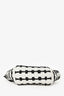 Balenciaga 2022 Black/White PVC Bistro XXS Basket with Strap