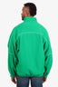 Balenciaga 2020 Green Double Brushed Fleece Tracksuit Jacket Size 46 Mens