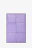 Bottega Veneta Purple Leather Intrecciato Card Holder