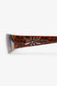 Prada 2000S Tortoise Shell Frame Flower Sunglasses