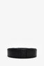 Olympia Le-Tan Black Leather 'Parisian Caviar' Round Crossbody Bag