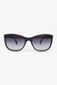 Pre-loved Chanel™ Black '5185' Sunglasses With Silver Detail