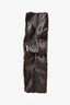 Miu Miu Dark Brown Mink Fur Collar