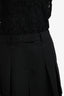 Helmut Lang Black Pleated Shorts Size 10