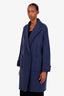 Scanlan Theodore Blue Virgin Wool Peacoat Size 6