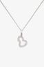 Qeelin 18K White Gold Diamond Wulu Pendant Necklace