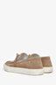 Hermès Taupe Suede 'Game' Slip On Sneakers Size 38.5