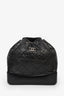 Pre-loved Chanel™ 2021+ Black Leather Two Tone Gabrielle Backpack