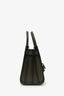 Saint Laurent Olive Leather Baby Sac De Jour Tote with Strap