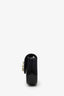 Gucci Black Glossy Leather Bamboo Night Small Shoulder Bag