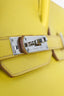 Hermès 2011 Lime/Gris Pearl Epsom Leather Birkin 30