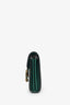 Gucci Green Grained Leather Dionysus Wallet on Chain