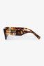 Miu Miu Brown Tortoise Logo Sunglasses