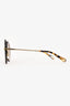 Chloe Brown Wavy Round 142S Sunglasses